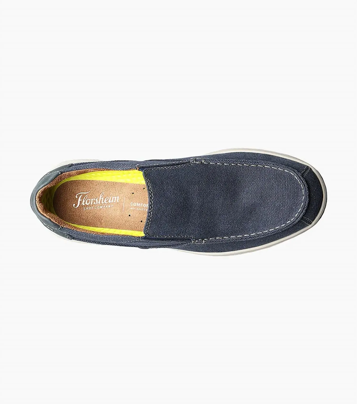 Men's Great Lakes Canvas Moc Toe Slip On - Medium Width In Navy