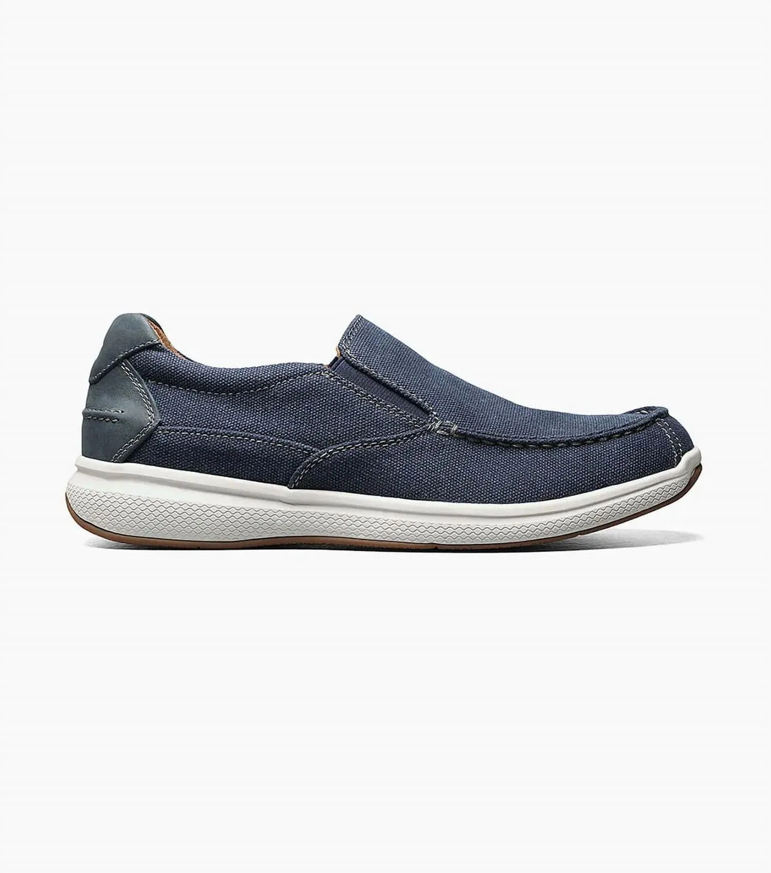 Men's Great Lakes Canvas Moc Toe Slip On - Medium Width In Navy