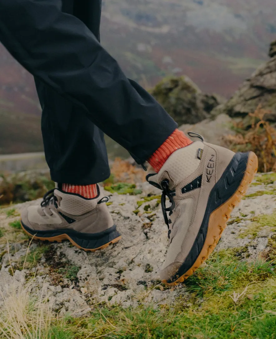 Men's Hightrail Waterproof Wide Hiking Boot  |  Brindle/Oak Buff