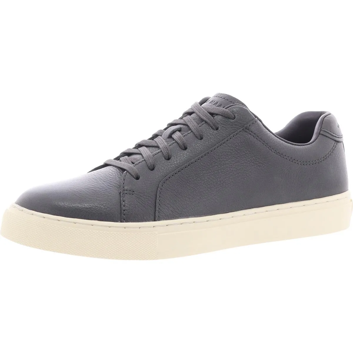 Mens Lace-Up Faux Leather Casual And Fashion Sneakers