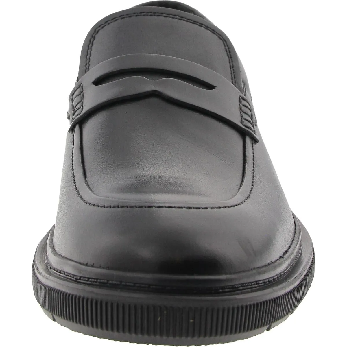 Mens Padded Insole Leather Loafers