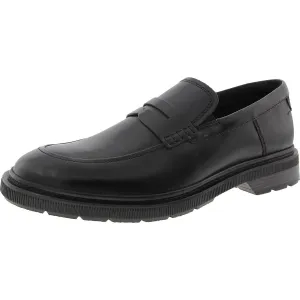 Mens Padded Insole Leather Loafers