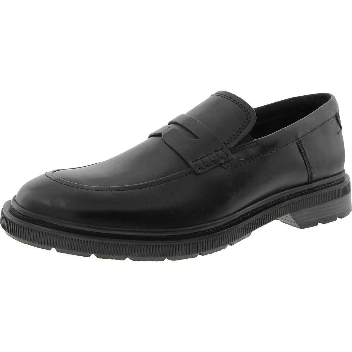 Mens Padded Insole Leather Loafers