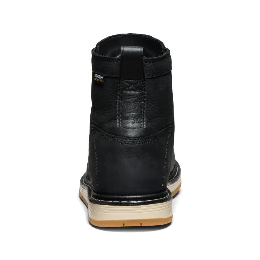 Men's San Jose 6" Waterproof Boot (Aluminum Toe)  |  Black/Gum