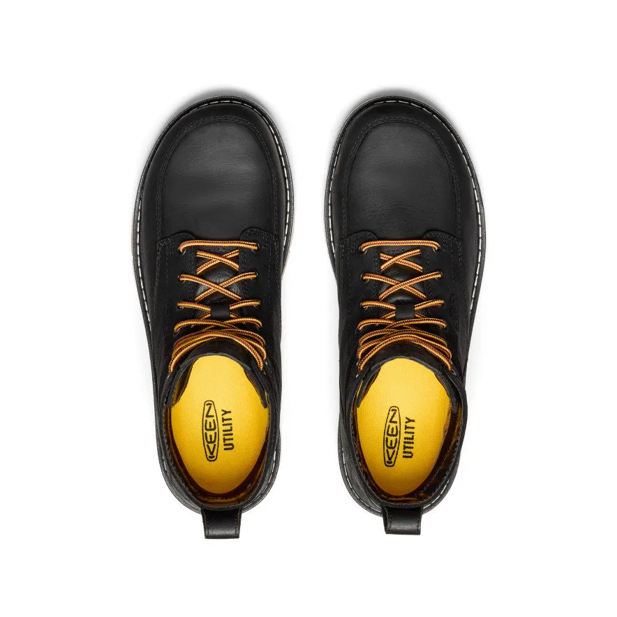 Men's San Jose 6" Waterproof Boot (Aluminum Toe)  |  Black/Gum