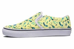 Microbiology Pattern Slip-On Shoes