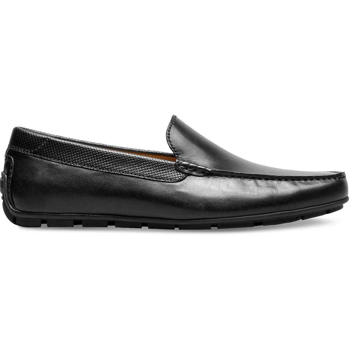 MOTOR VENETIAN Mens Cushioned Footbed Leather Loafers