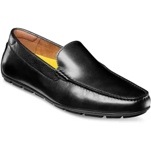 MOTOR VENETIAN Mens Cushioned Footbed Leather Loafers