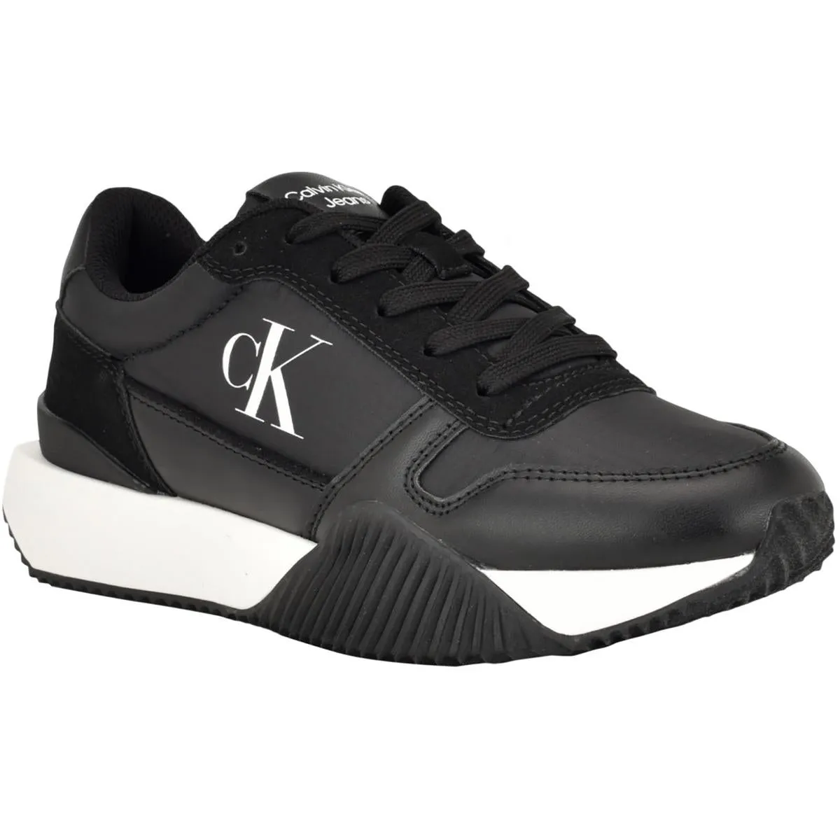 mylee Womens Faux Leather Logo Casual And Fashion Sneakers