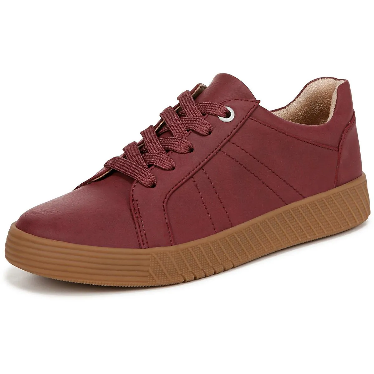 Neela Womens Faux Leather Casual and Fashion Sneakers