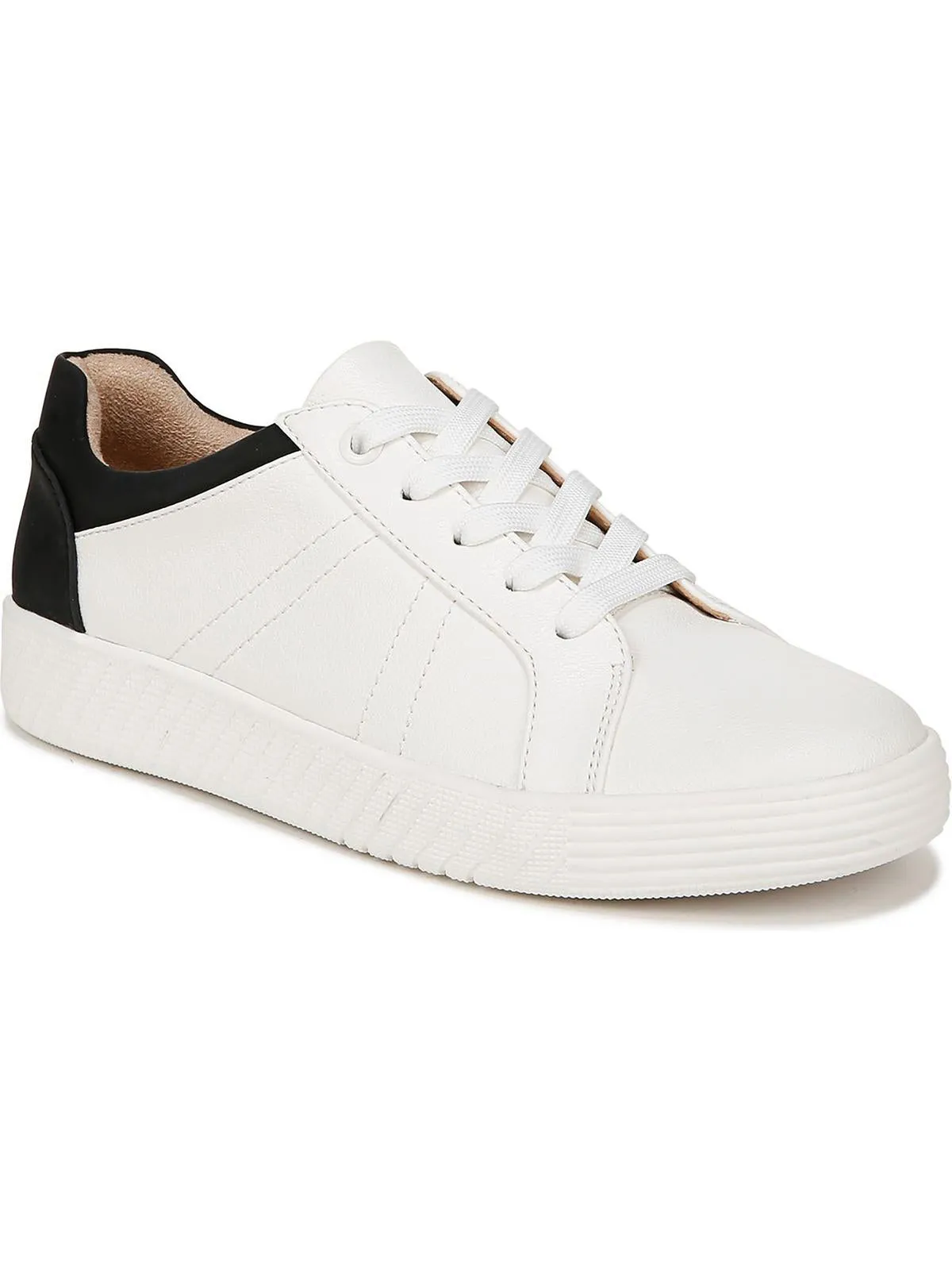 Neela Womens Faux Leather Casual and Fashion Sneakers