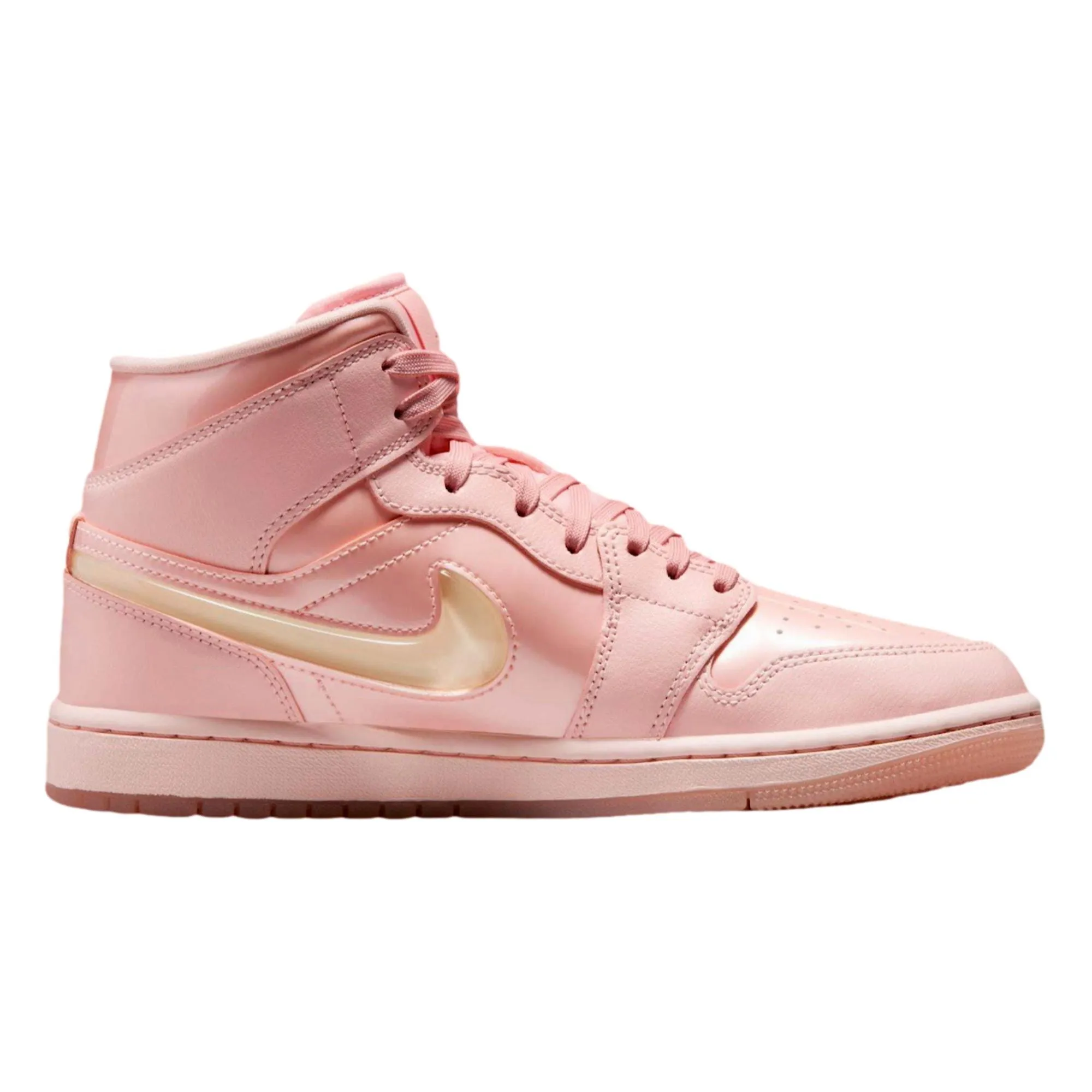 Nike Air Jordan 1 Mid SE Washed Coral/Pink Salt  HF3173-600 Women's