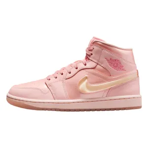 Nike Air Jordan 1 Mid SE Washed Coral/Pink Salt  HF3173-600 Women's