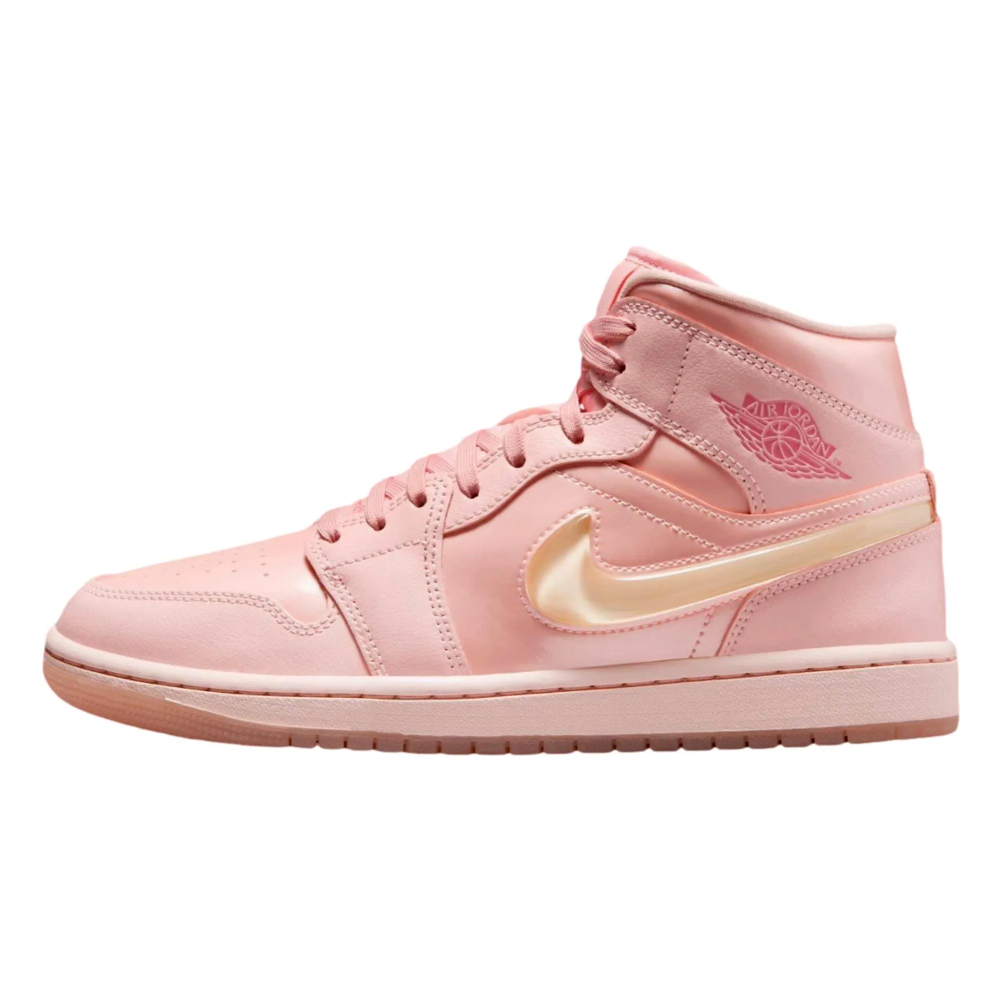 Nike Air Jordan 1 Mid SE Washed Coral/Pink Salt  HF3173-600 Women's