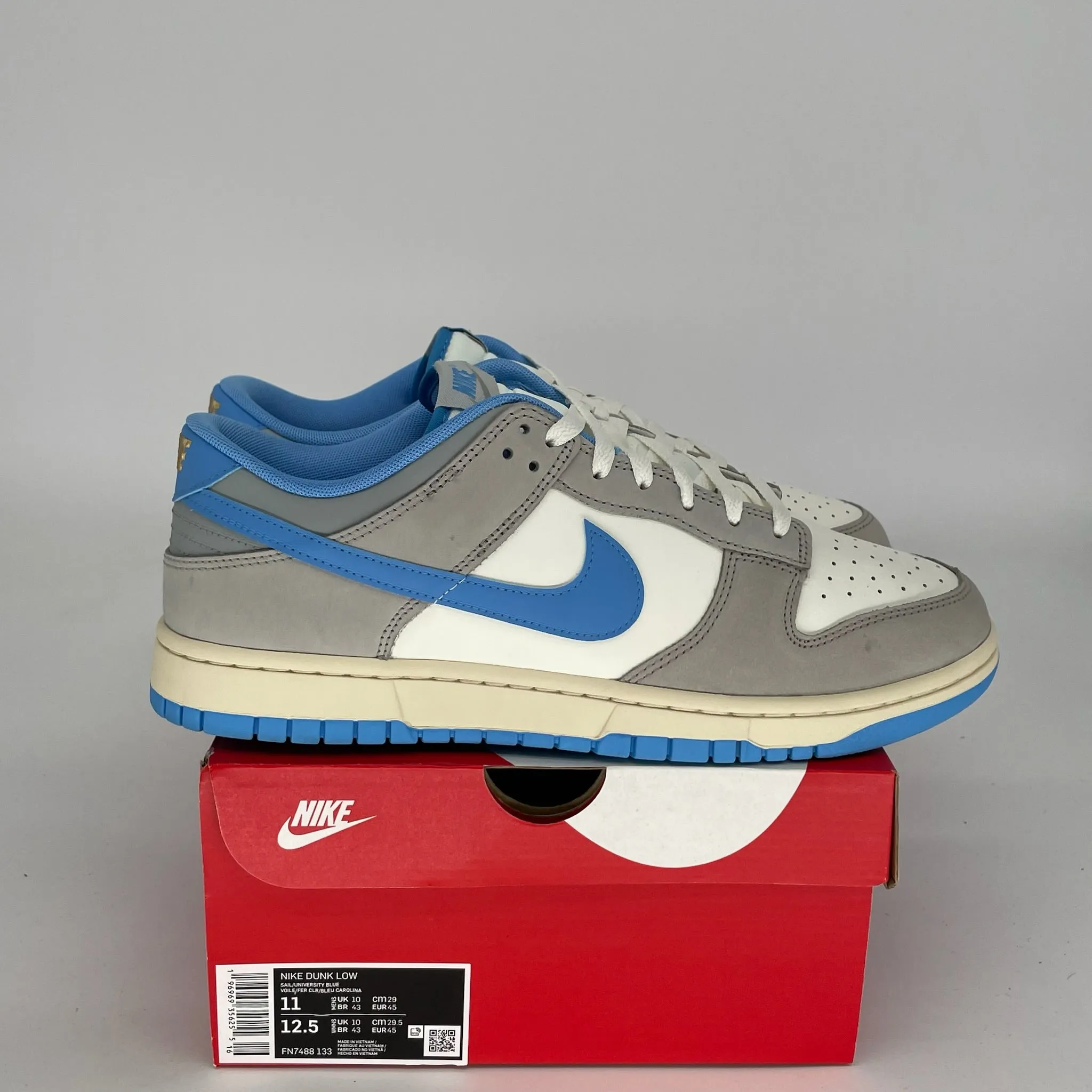 NIKE DUNK LOW ATHLETIC DEPARTMENT UNIVERSITY BLUE SIZE 11 FZ7488-133