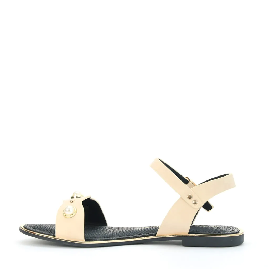 Pearl Ankle Strap Sandals
