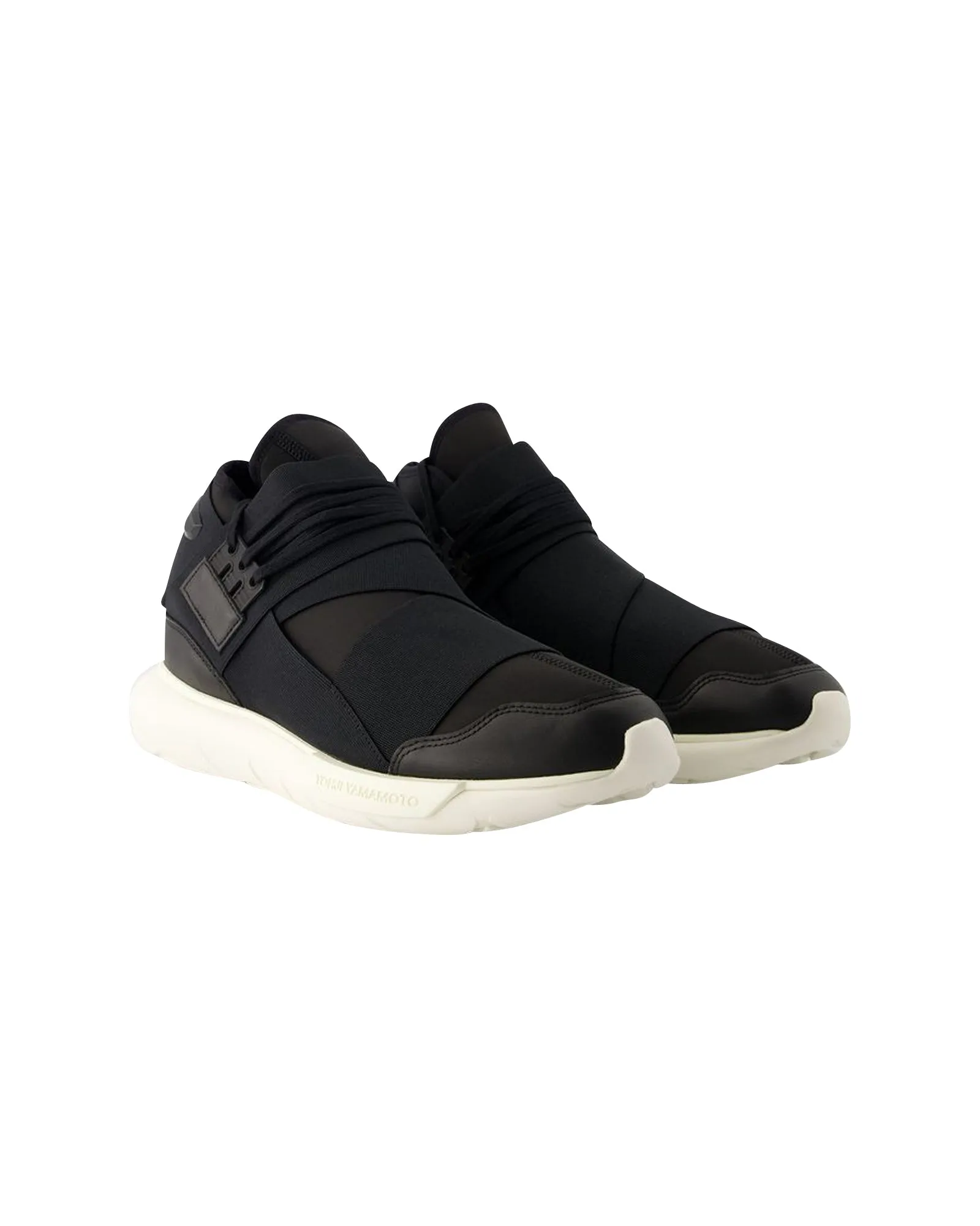 Qasa Sneakers - Y-3 - Leather - Black