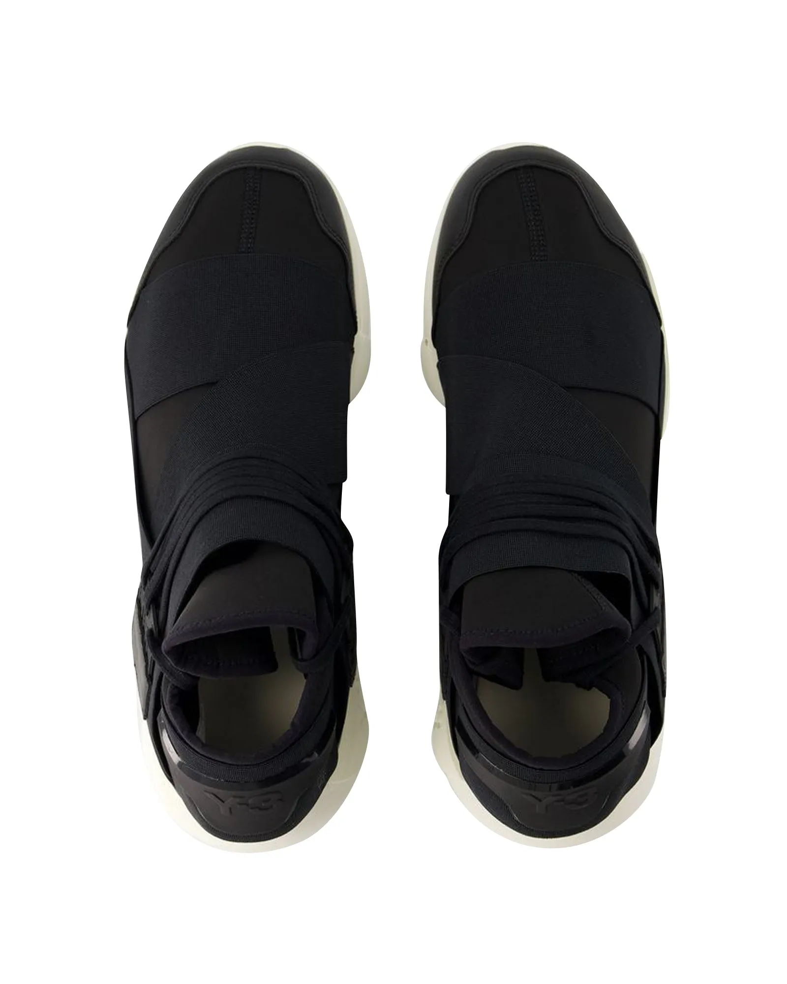 Qasa Sneakers - Y-3 - Leather - Black