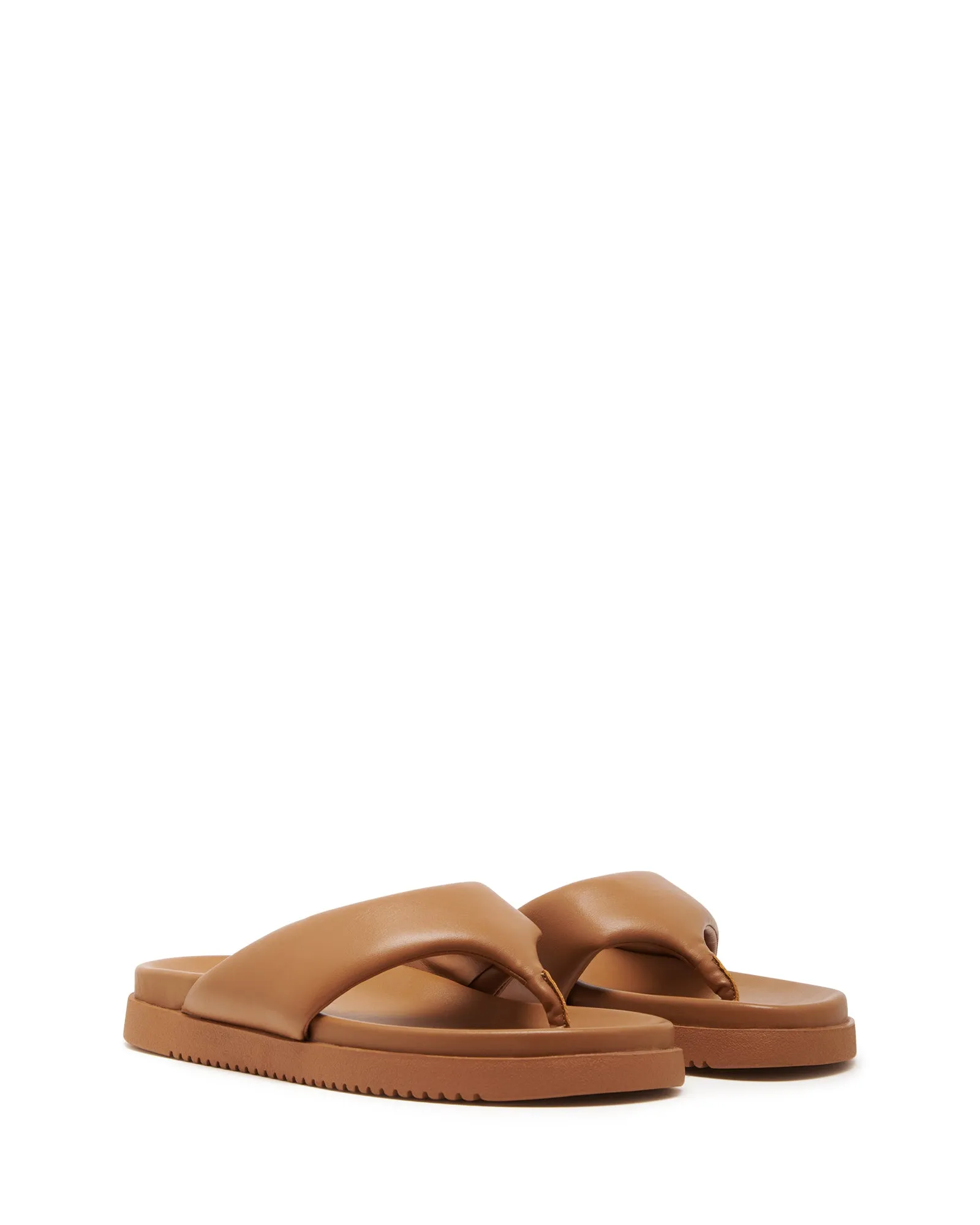Radar Thong Sandal Caramel Smooth