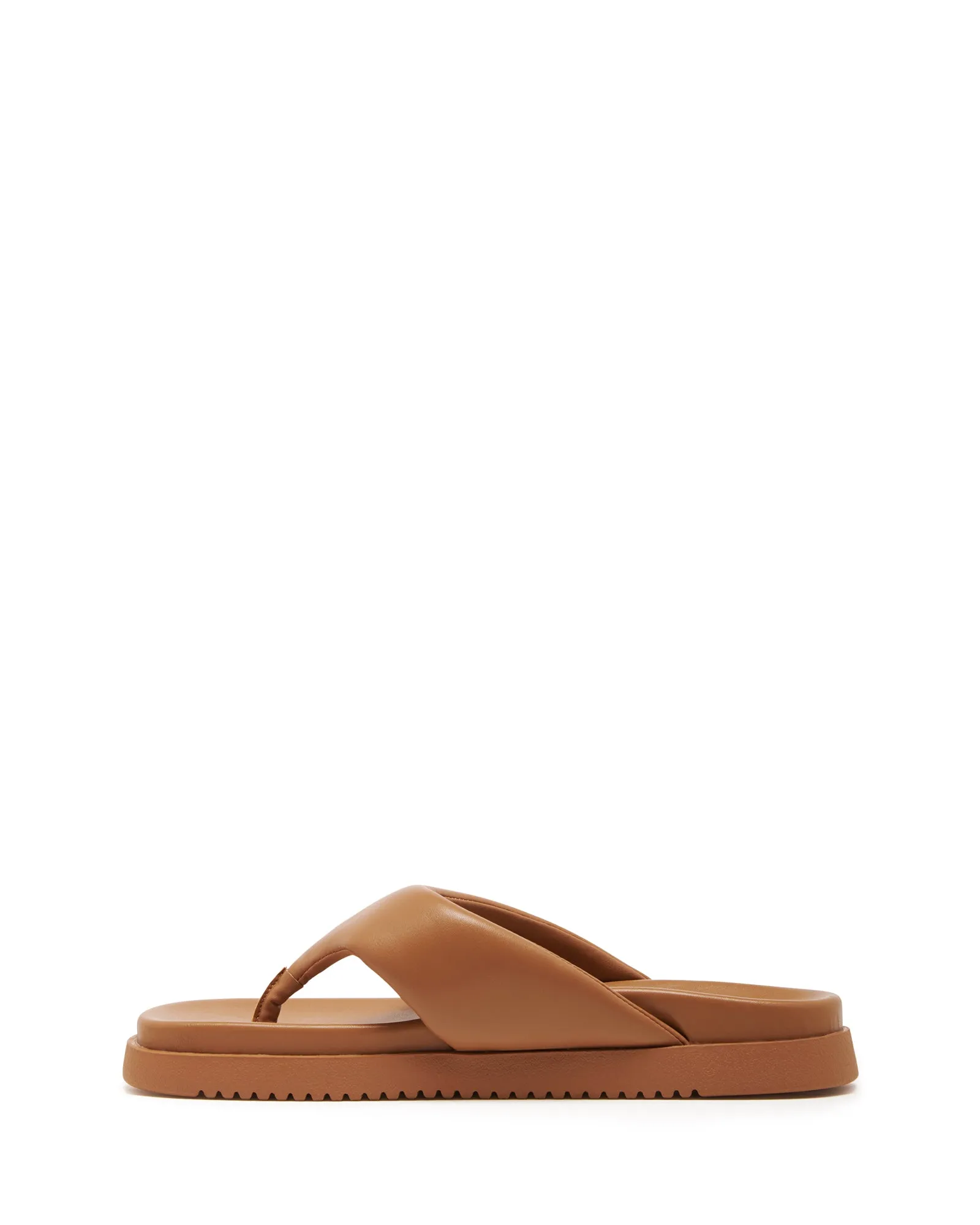 Radar Thong Sandal Caramel Smooth