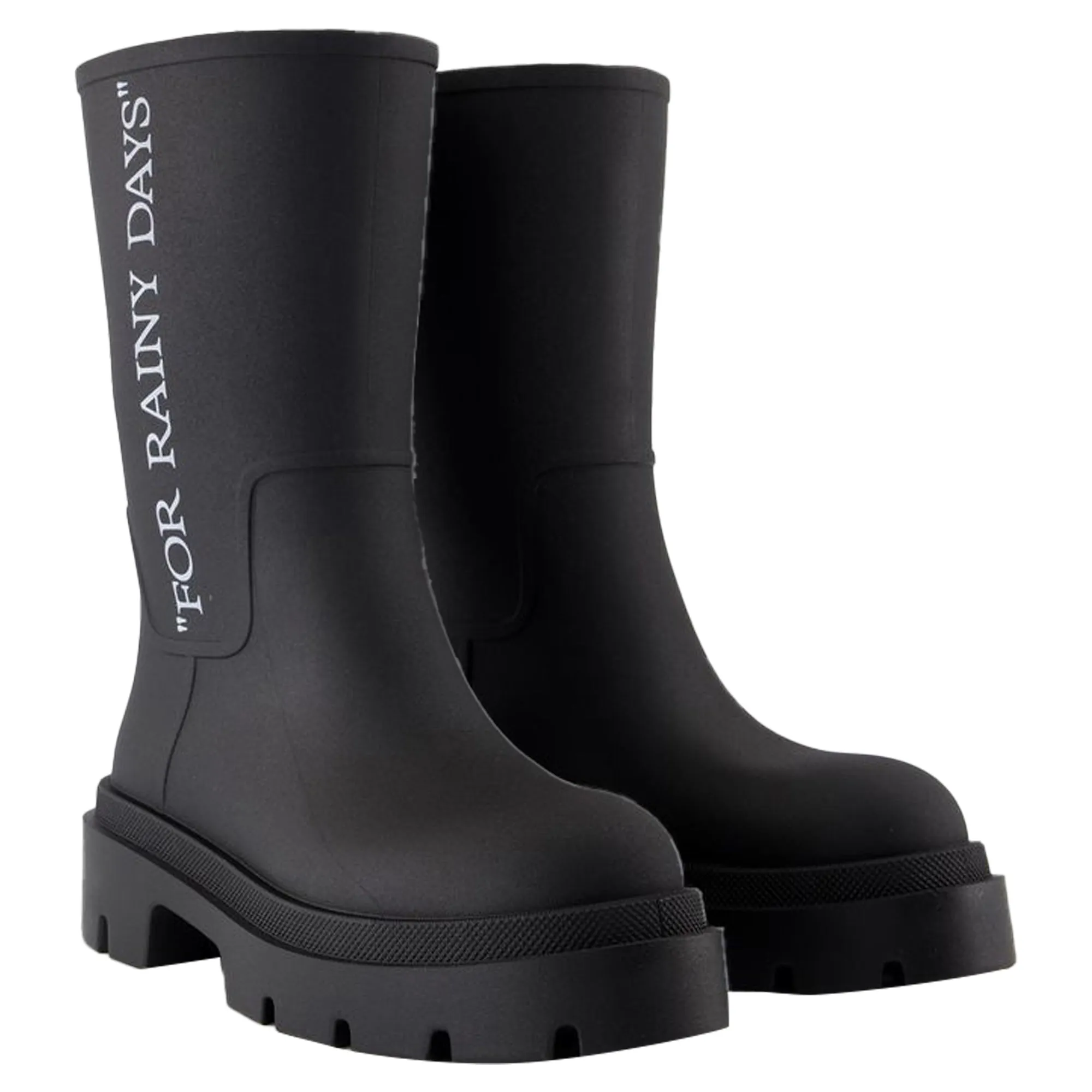 Reboot Rainy Days Sneakers - OFF WHITE - Leather - Black