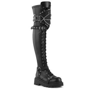 RENEGADE-320 Black Stretch Vegan Leather