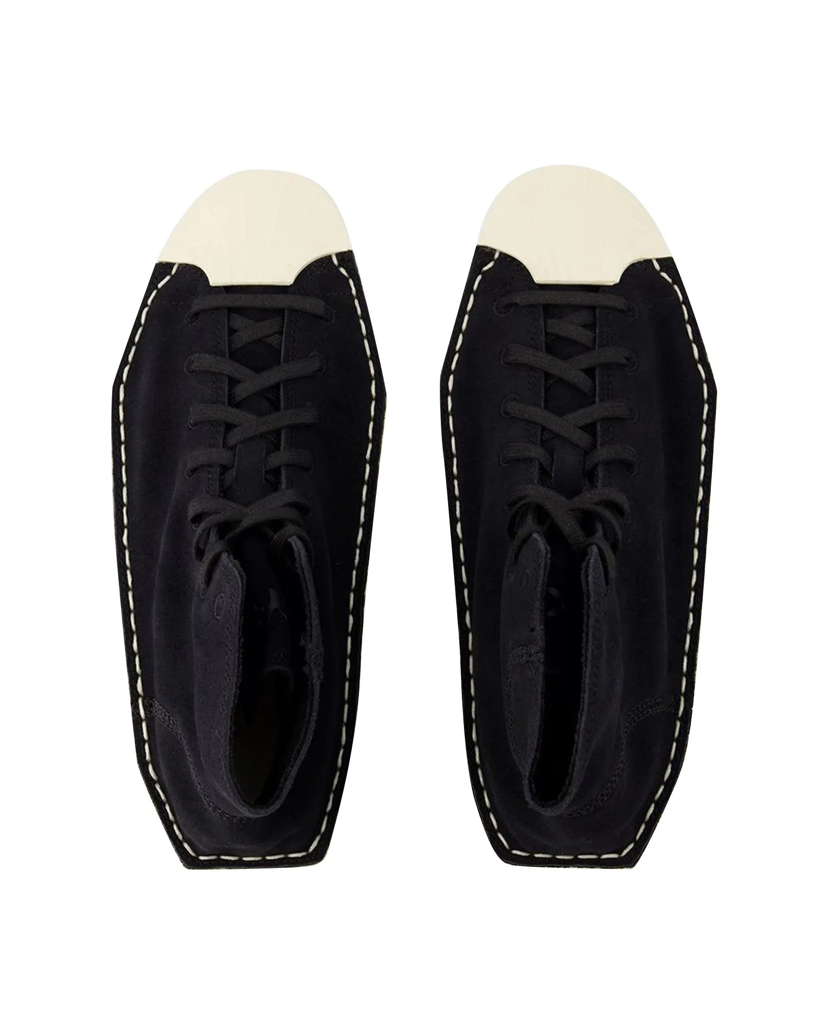 Renga Hi Sneakers - Y-3 - Leather - Black/White