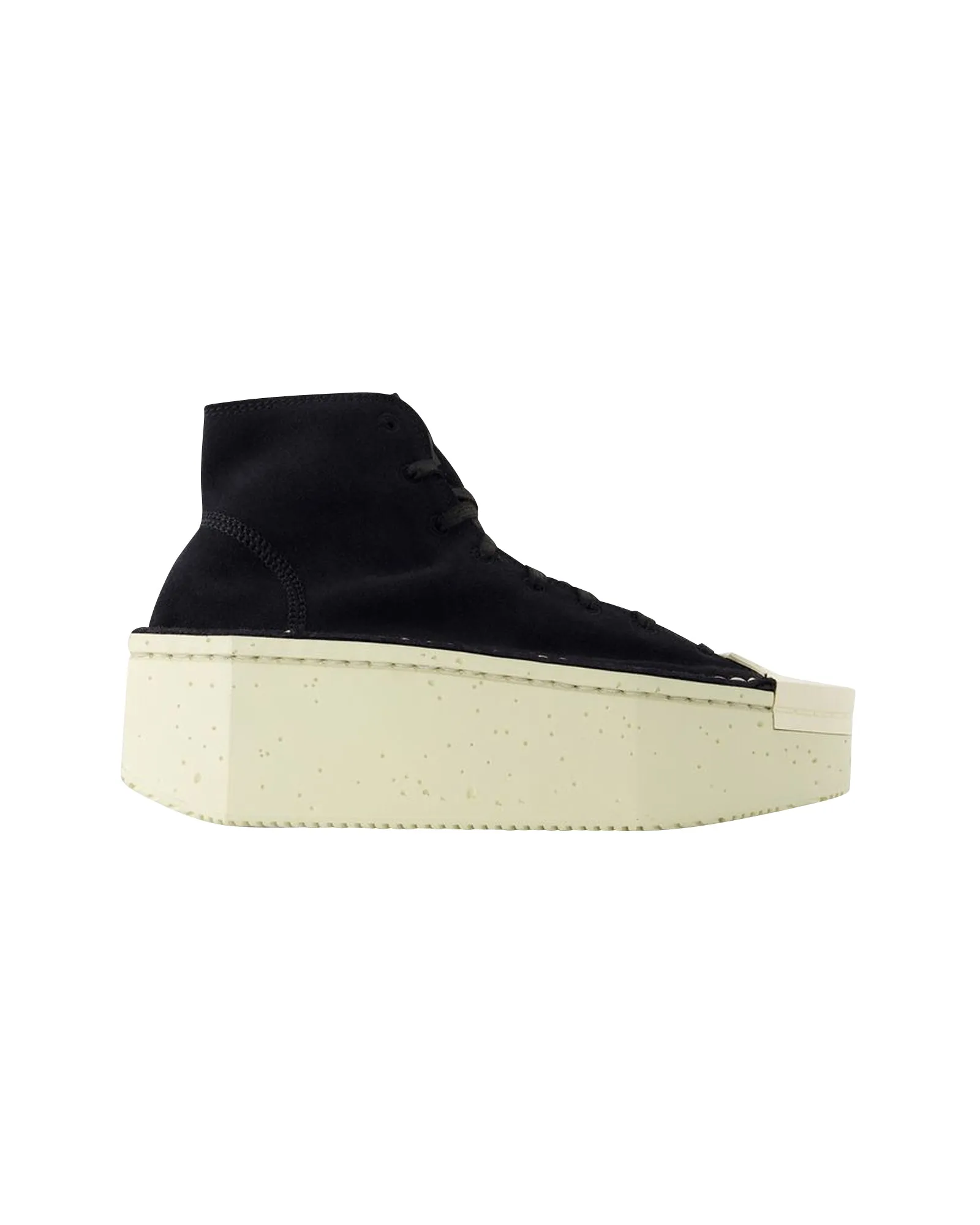 Renga Hi Sneakers - Y-3 - Leather - Black/White