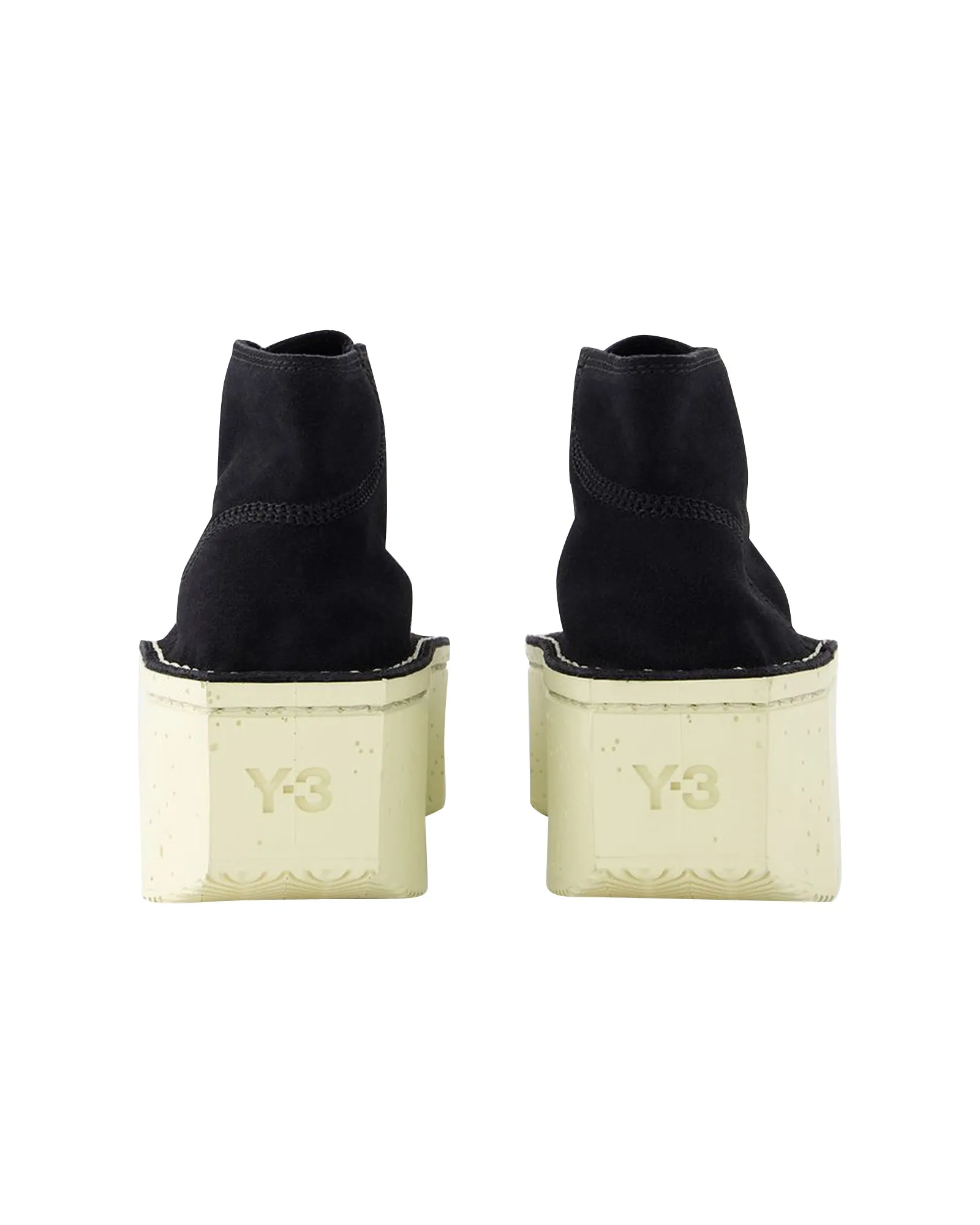 Renga Hi Sneakers - Y-3 - Leather - Black/White