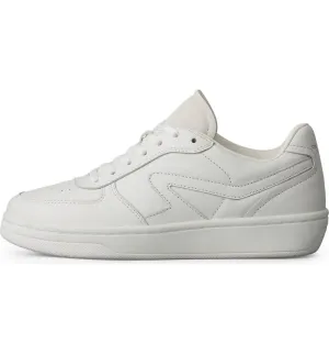 Retro Court Sneaker In White