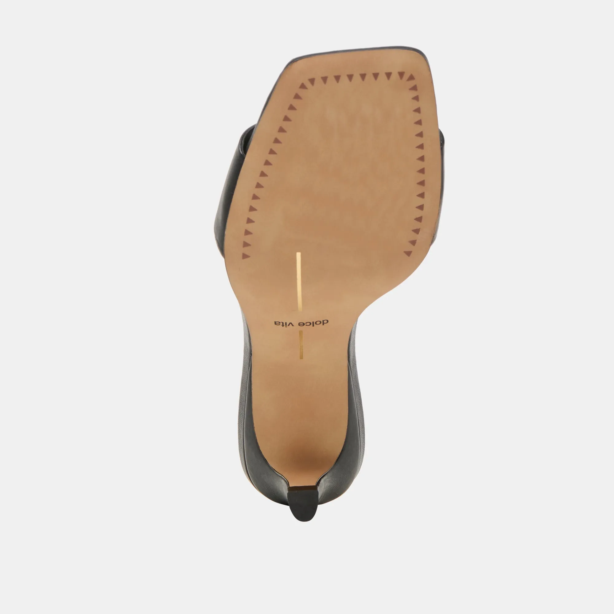 REXA HEELS BLACK LEATHER