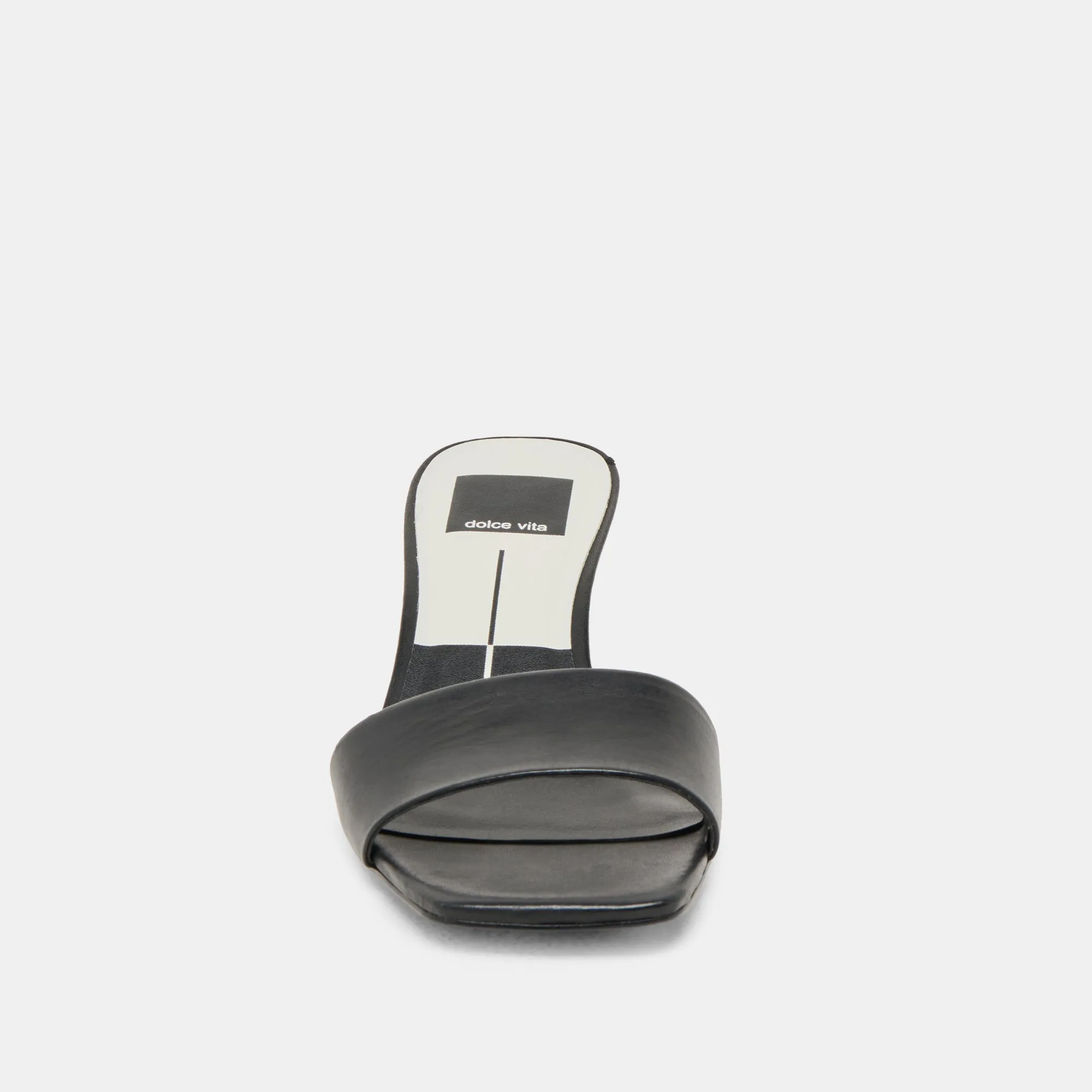 REXA HEELS BLACK LEATHER