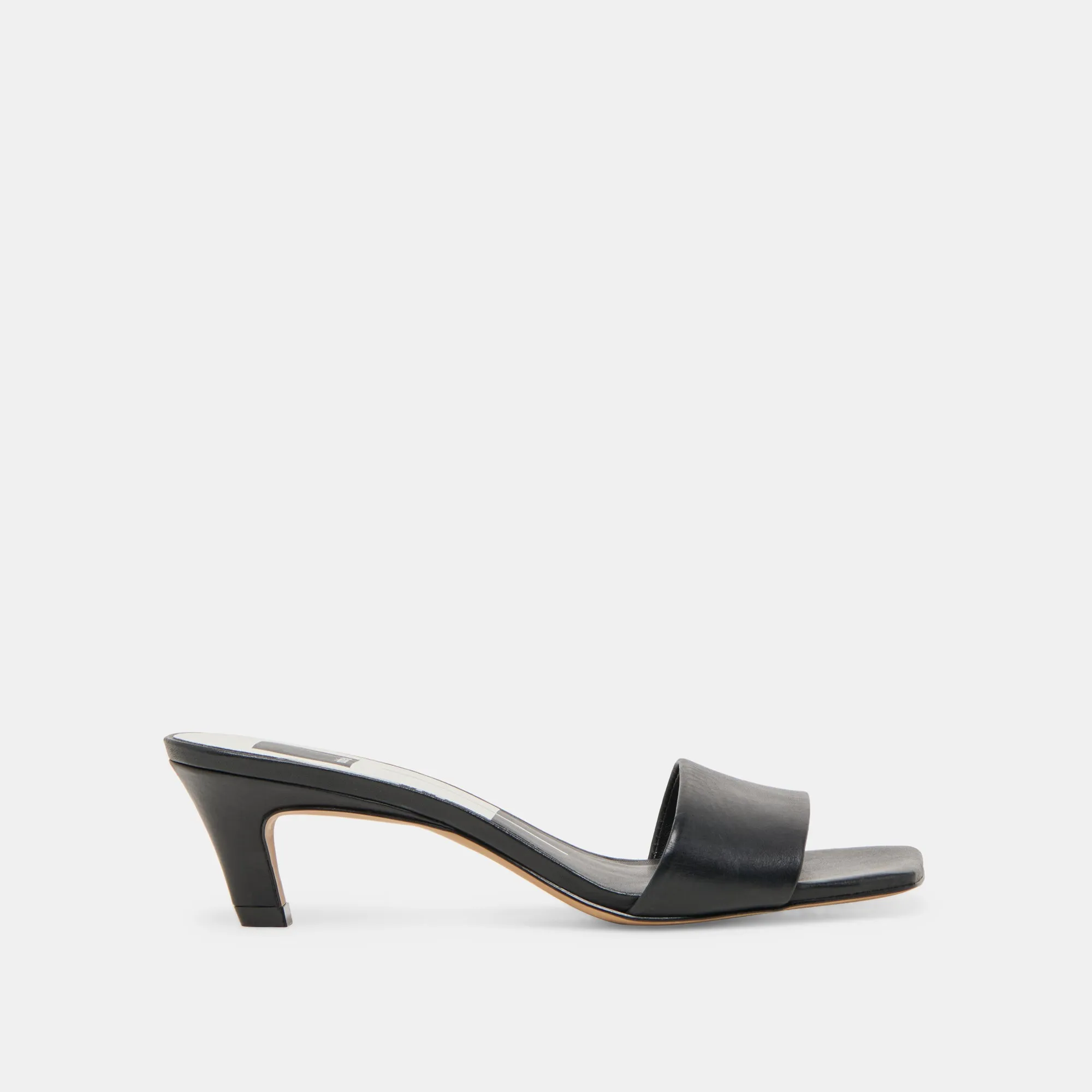 REXA HEELS BLACK LEATHER