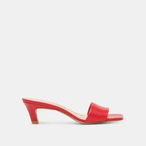 REXA HEELS CHILI LEATHER