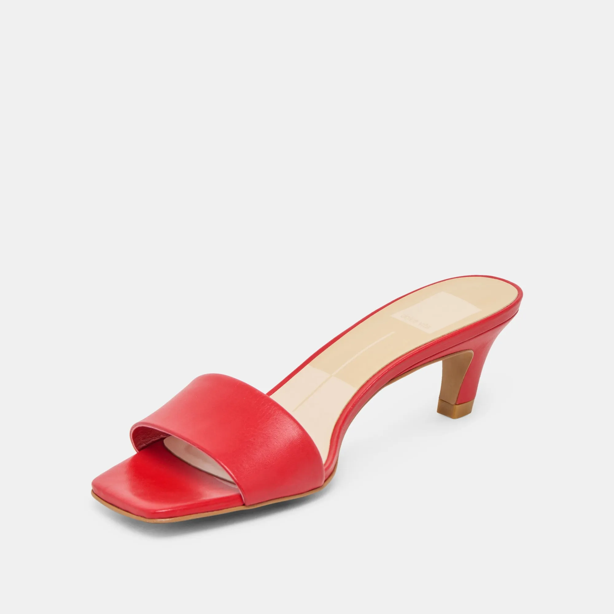 REXA HEELS CHILI LEATHER