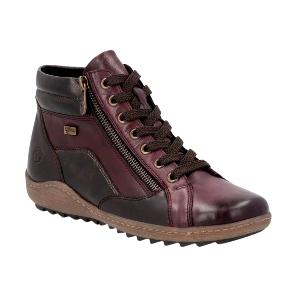 Rieker Women's R1458-35 Wine/Antique Leather