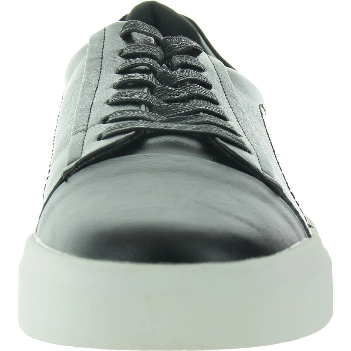 Salem Mens Lace-Up Faux Leather Casual And Fashion Sneakers
