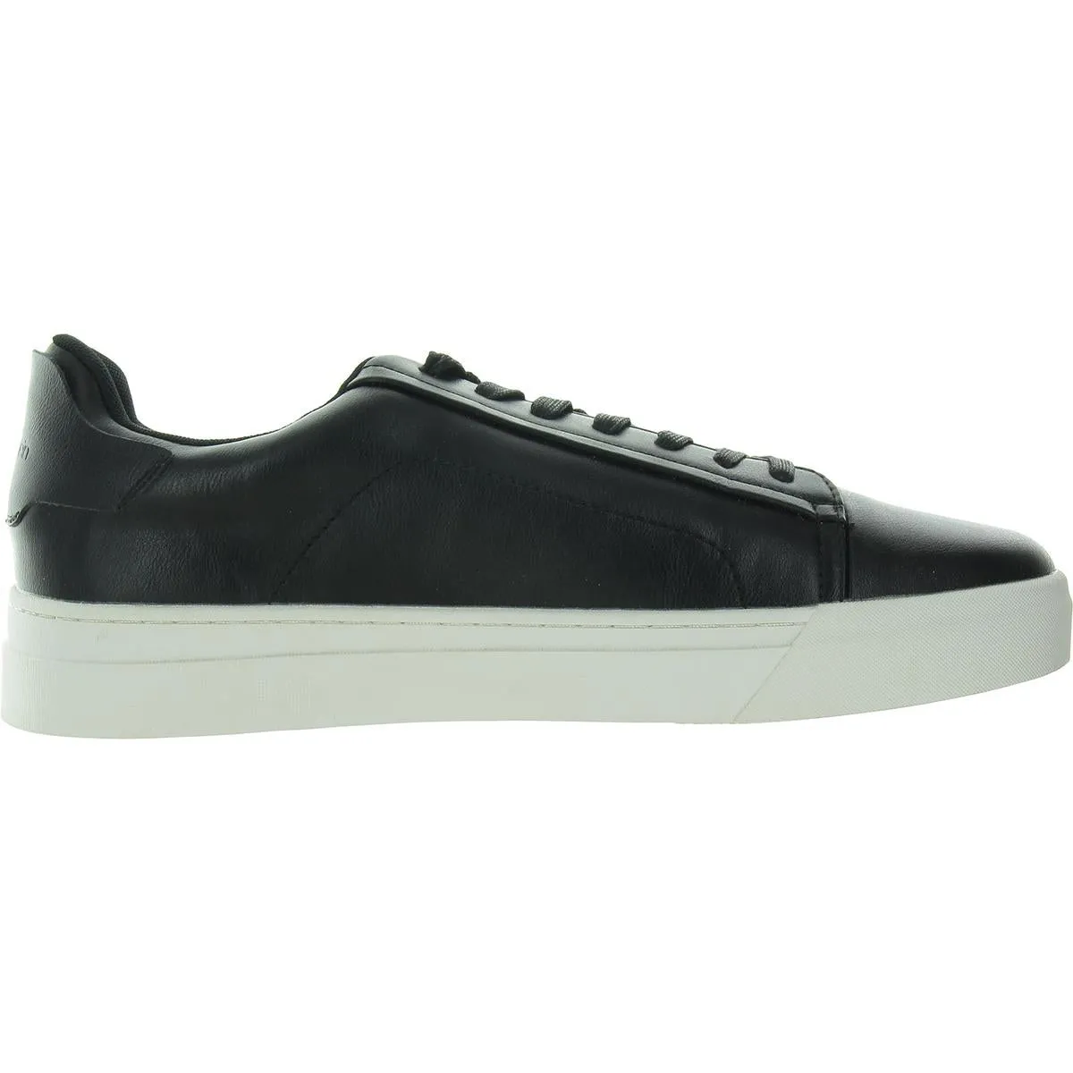 Salem Mens Lace-Up Faux Leather Casual And Fashion Sneakers