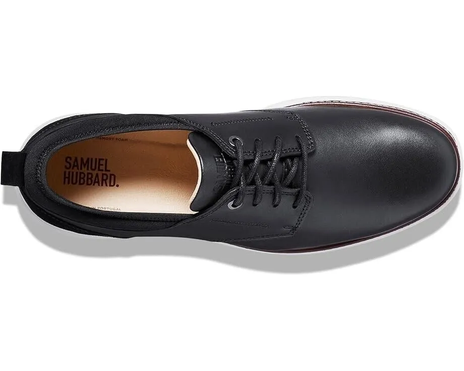 Samuel Hubbard Rafael Oxford Men's 10 Black Leather Lace-Up Dress Shoes KHD220
