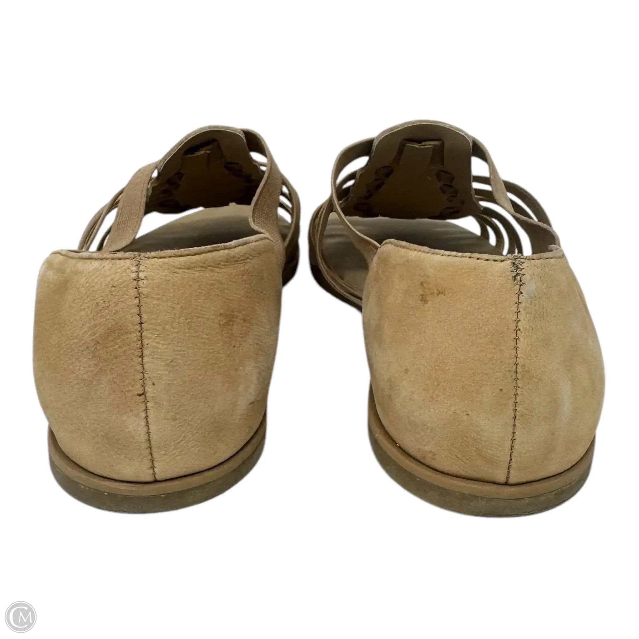 Sandals Flats By Eileen Fisher In Tan, Size: 7.5