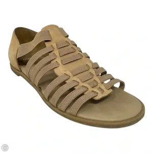 Sandals Flats By Eileen Fisher In Tan, Size: 7.5