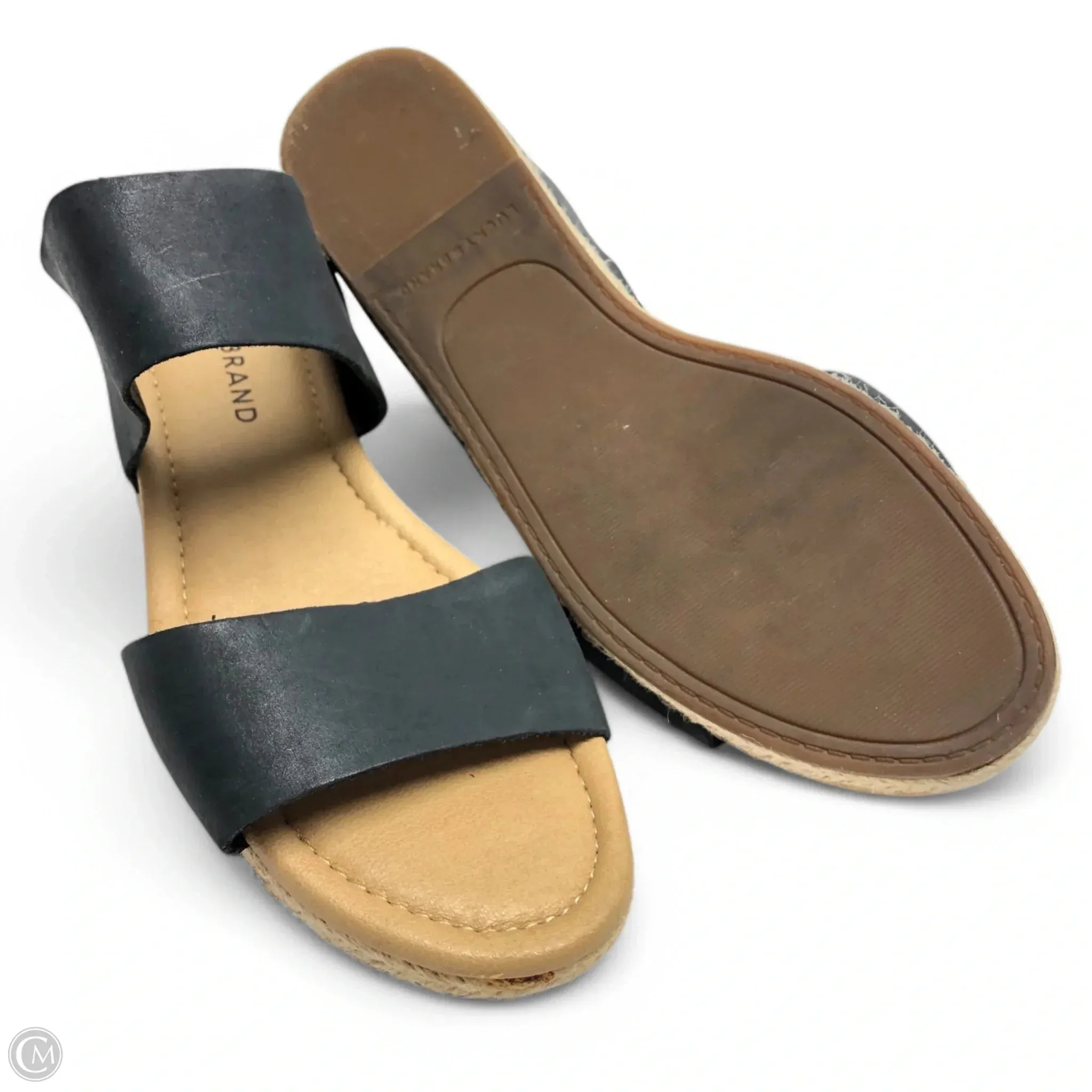 Sandals Flats By Lucky Brand In Black, Size: 7