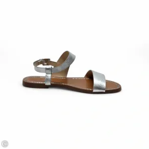 Sandals Flats By Vince Camuto In Silver, Size: 10