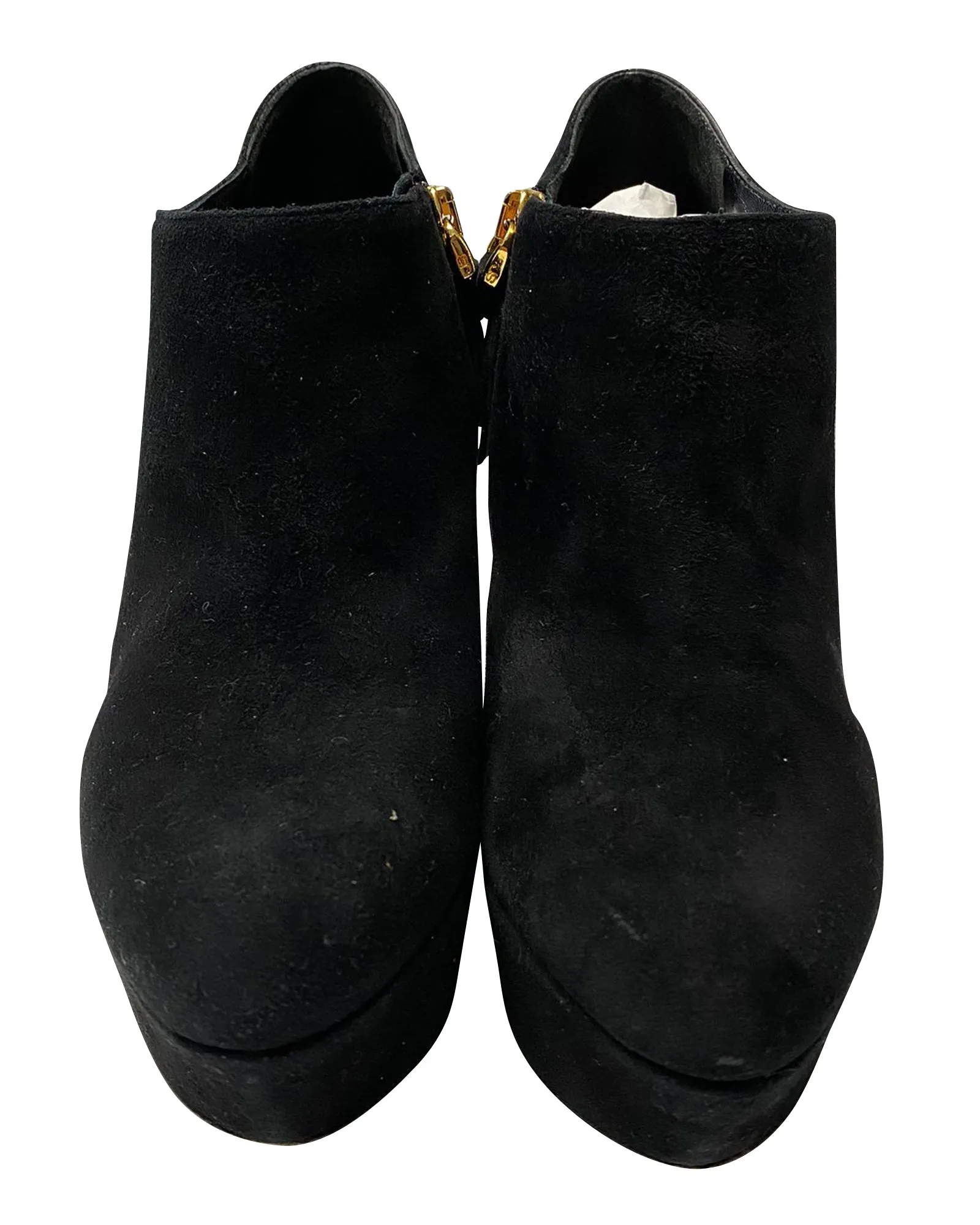 Sergio Rossi Embellished Ankle Bootie in Black Suede