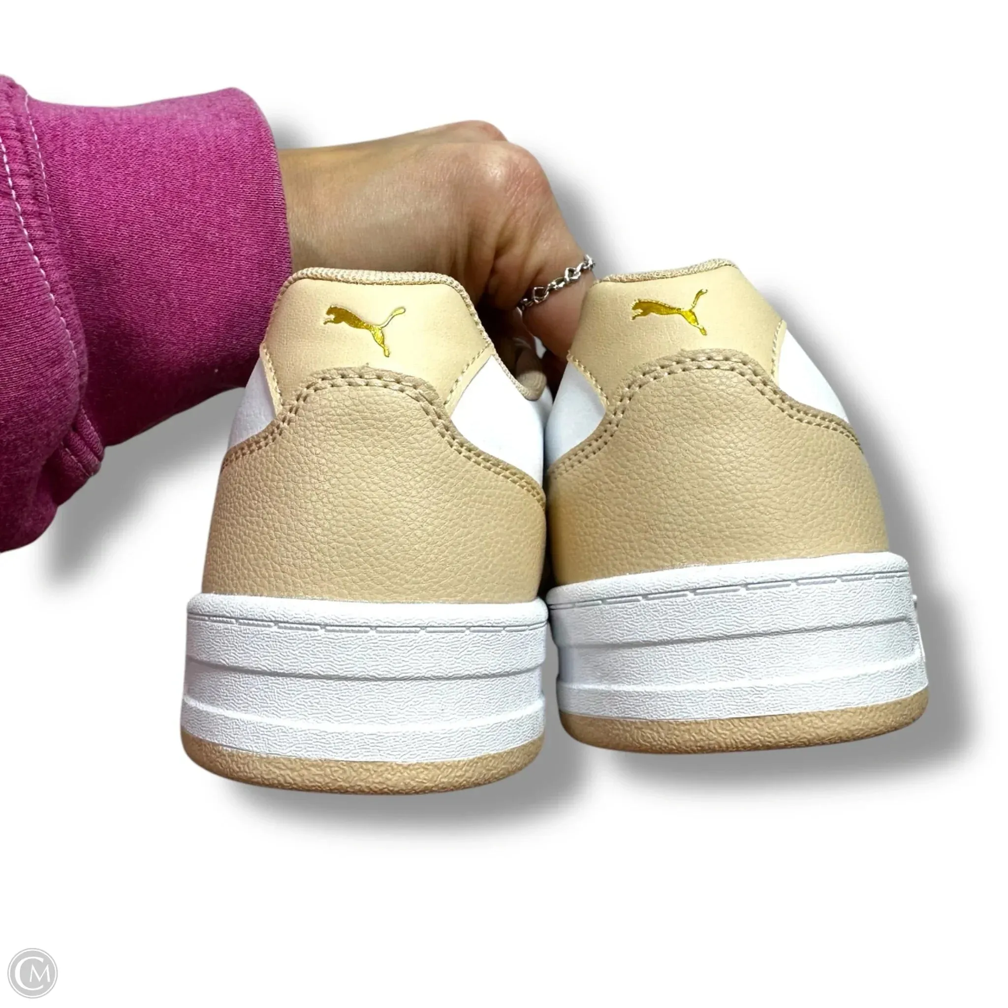 Shoes Athletic By Puma In Tan, Size: 5.5
