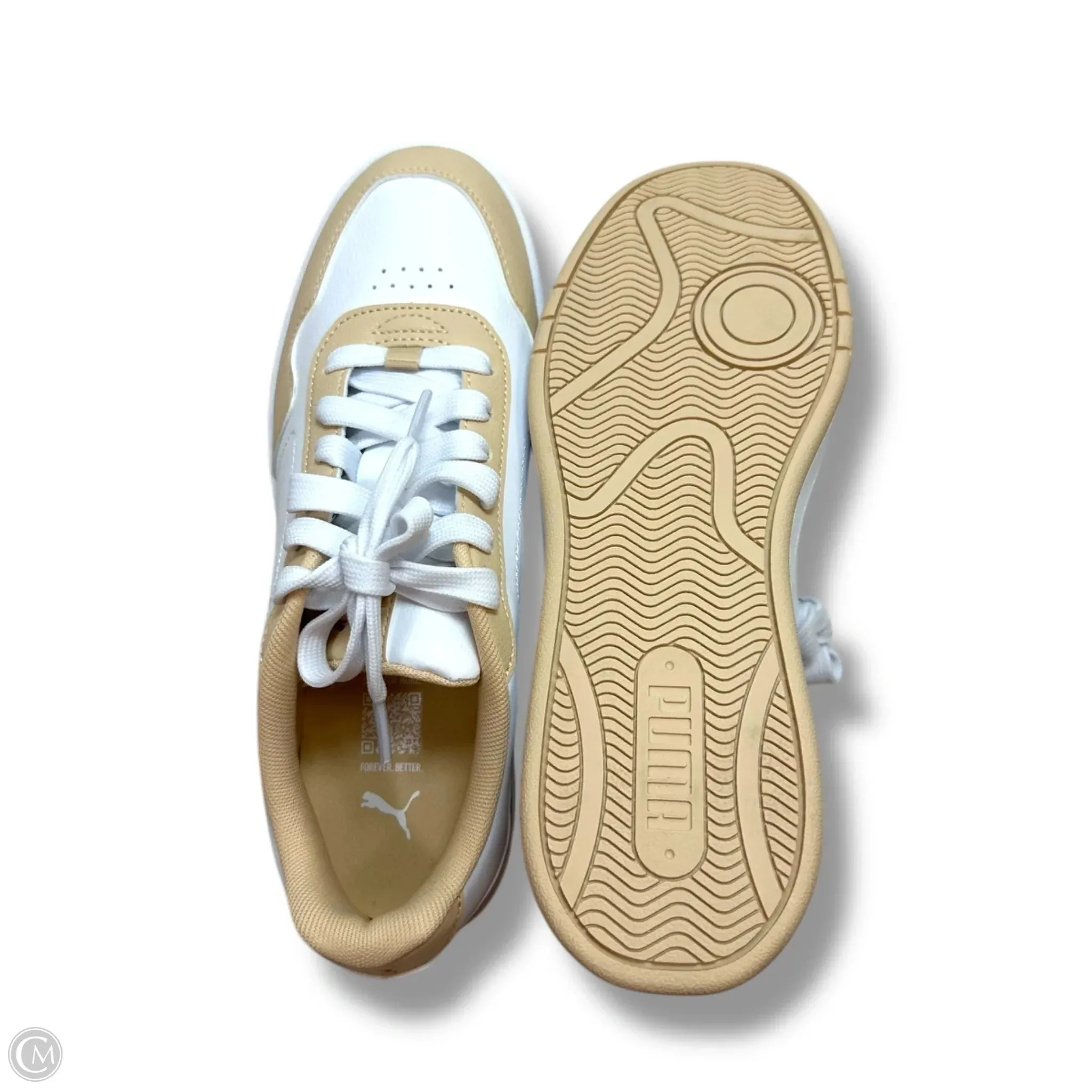 Shoes Athletic By Puma In Tan, Size: 5.5