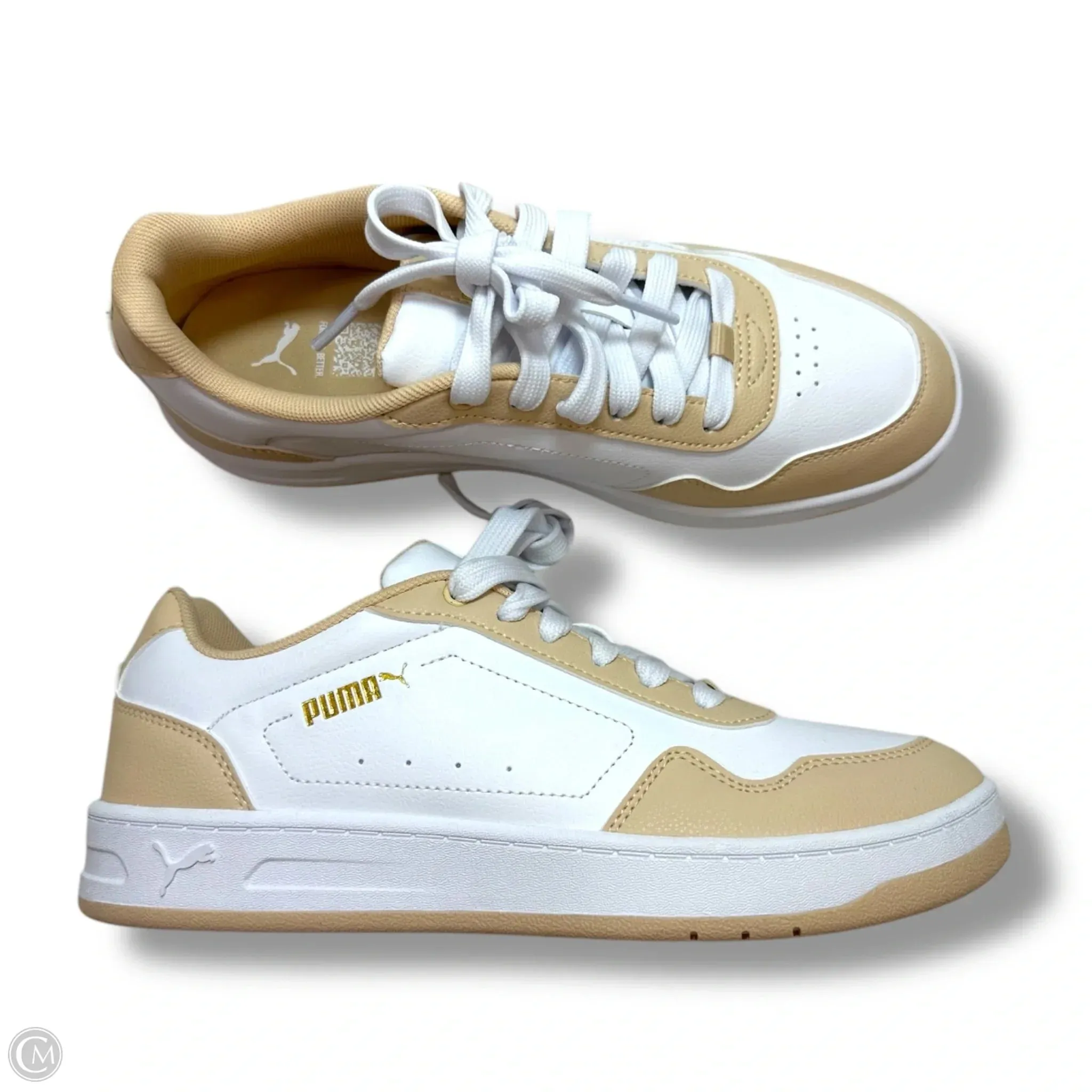 Shoes Athletic By Puma In Tan, Size: 5.5