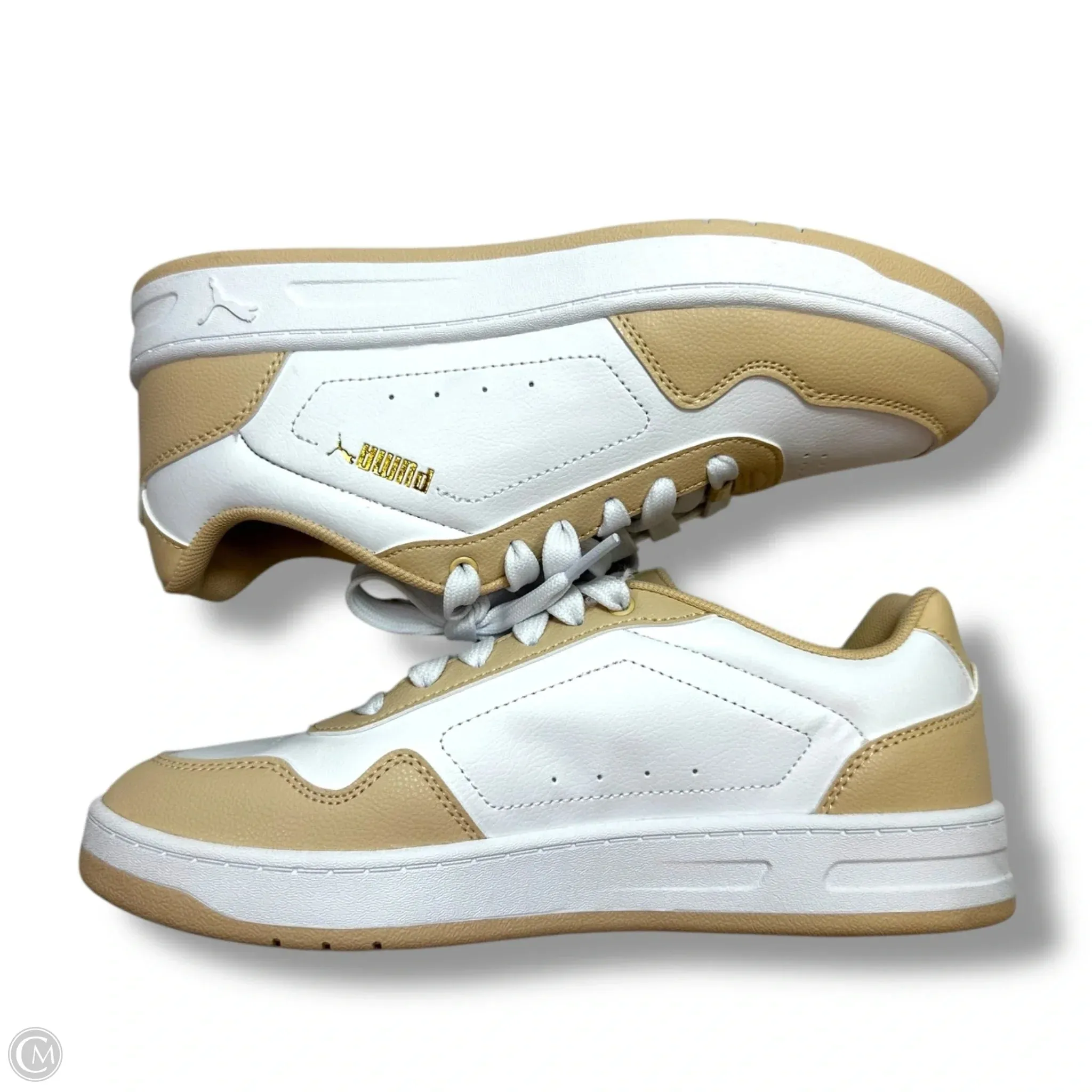 Shoes Athletic By Puma In Tan, Size: 5.5