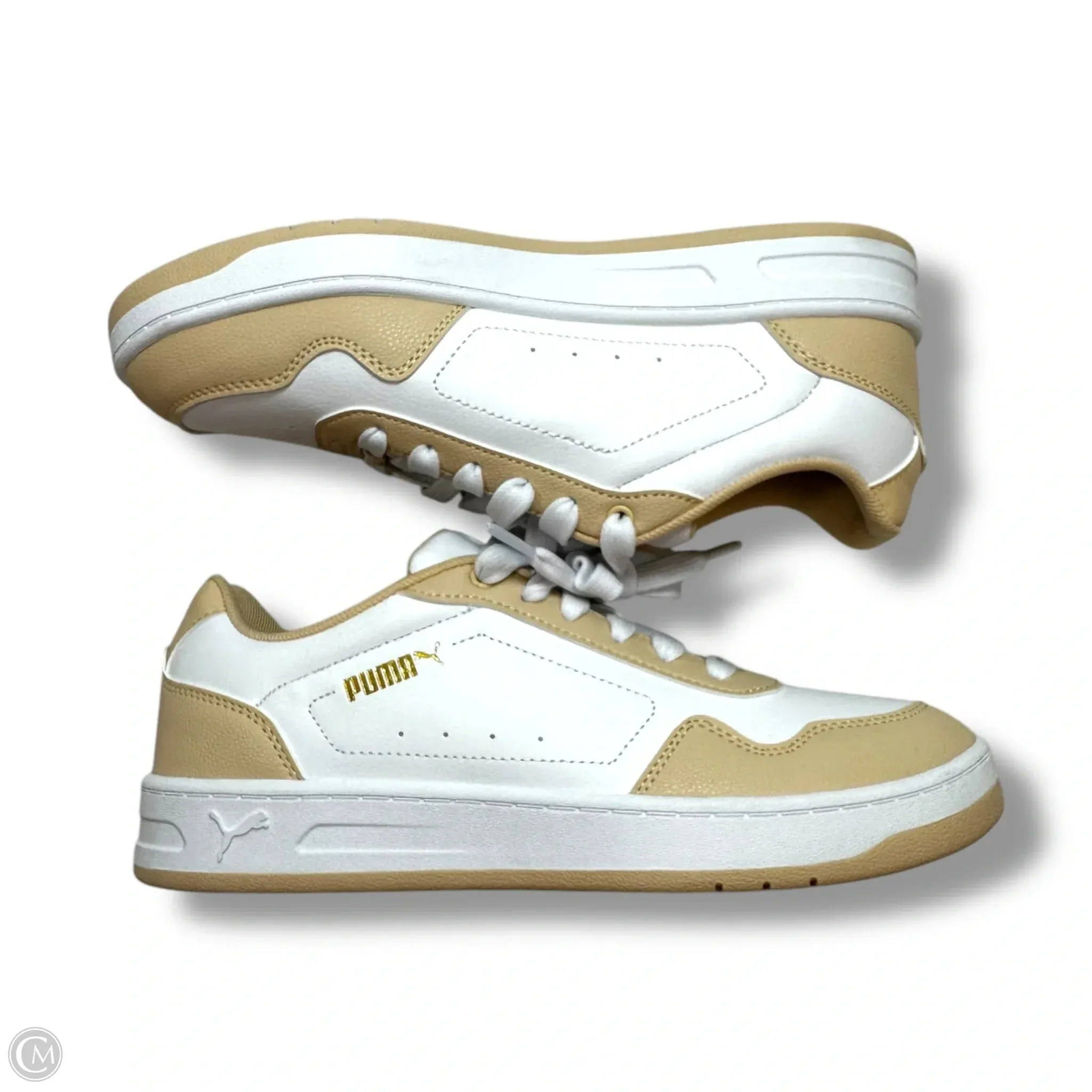 Shoes Athletic By Puma In Tan, Size: 5.5