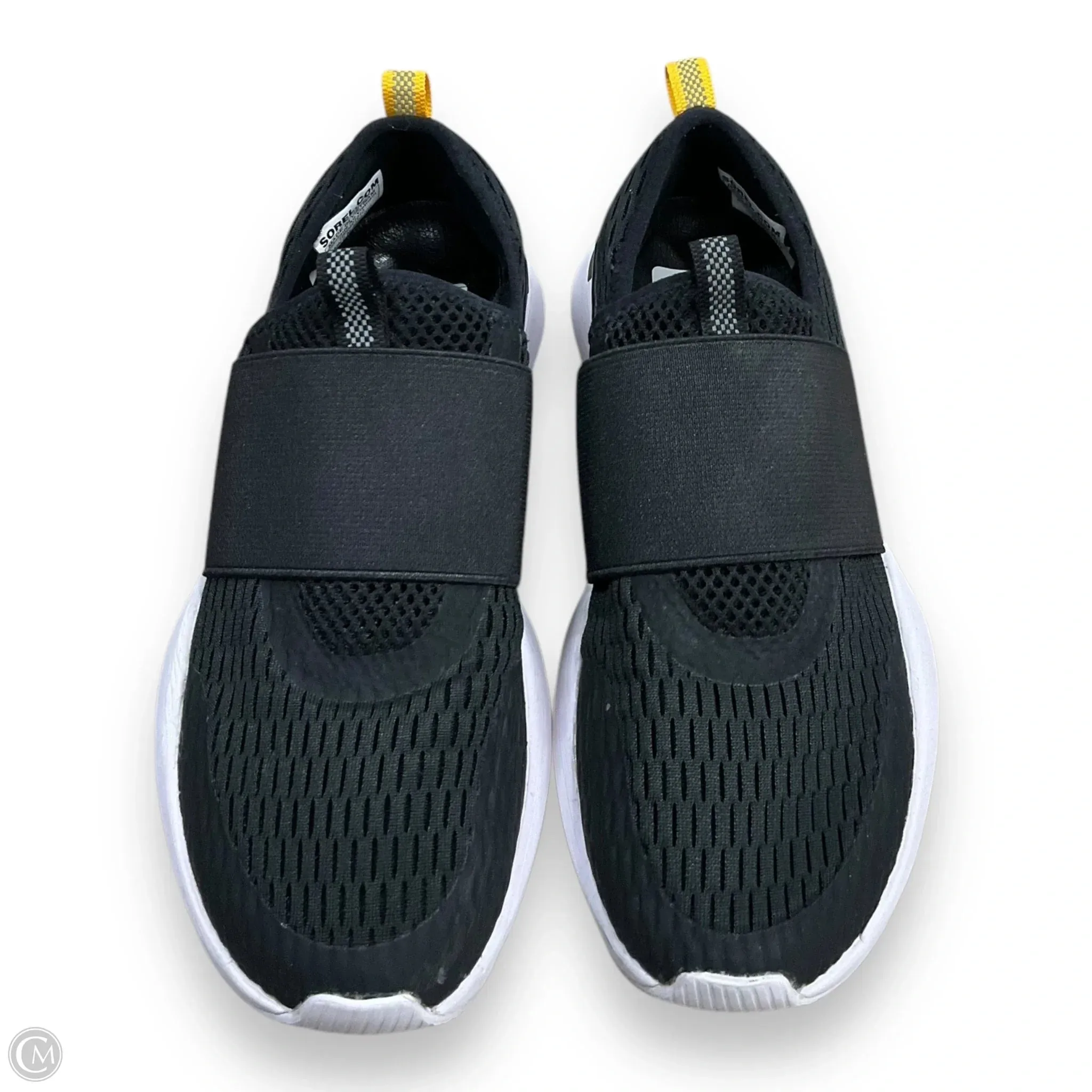 Shoes Athletic By Sorel In Black & White, Size: 6.5
